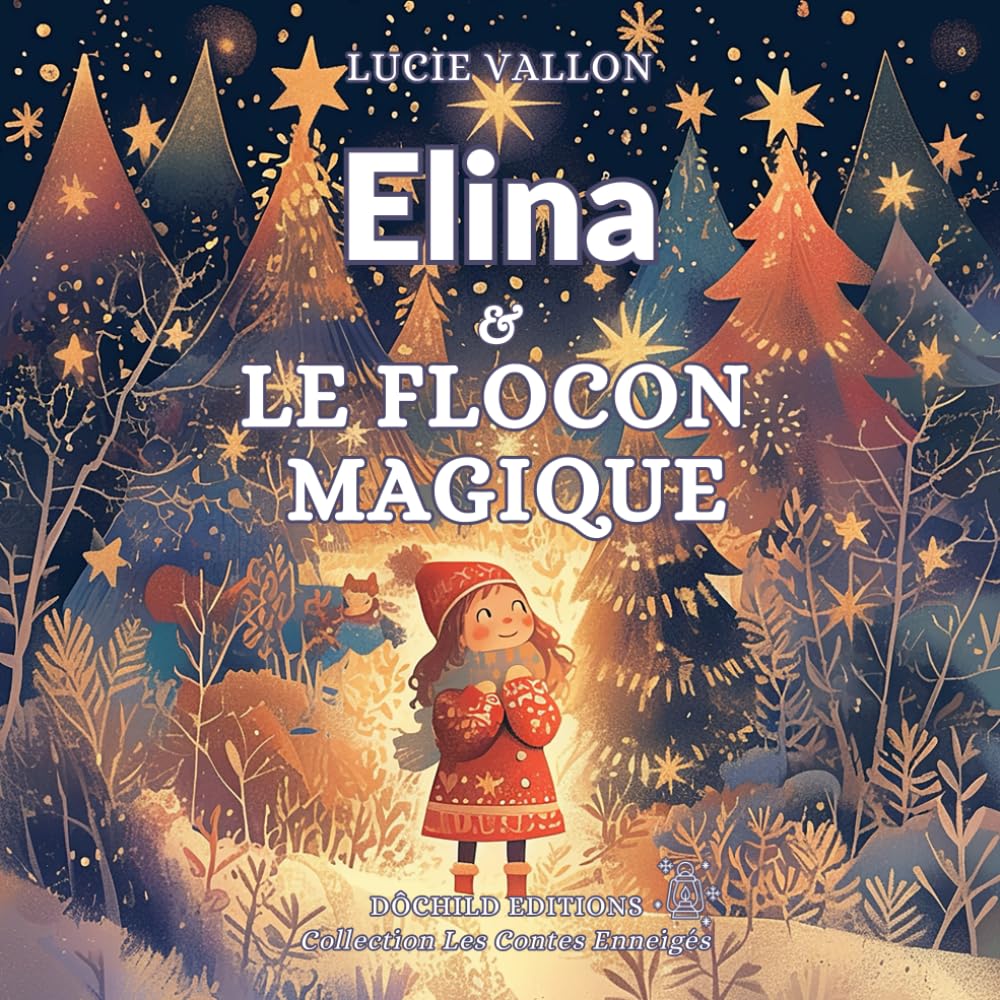 Elina et le flocon magique: Conte de Noël illustré pour les enfants book