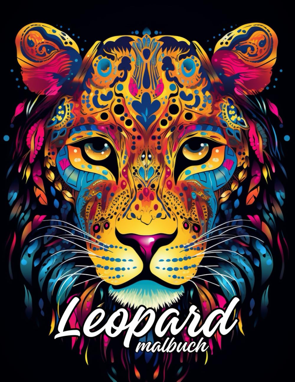 Leopard Malbuch: +60 lustige und einfache Zeichnungen für Kinder zum Ausmalen Books