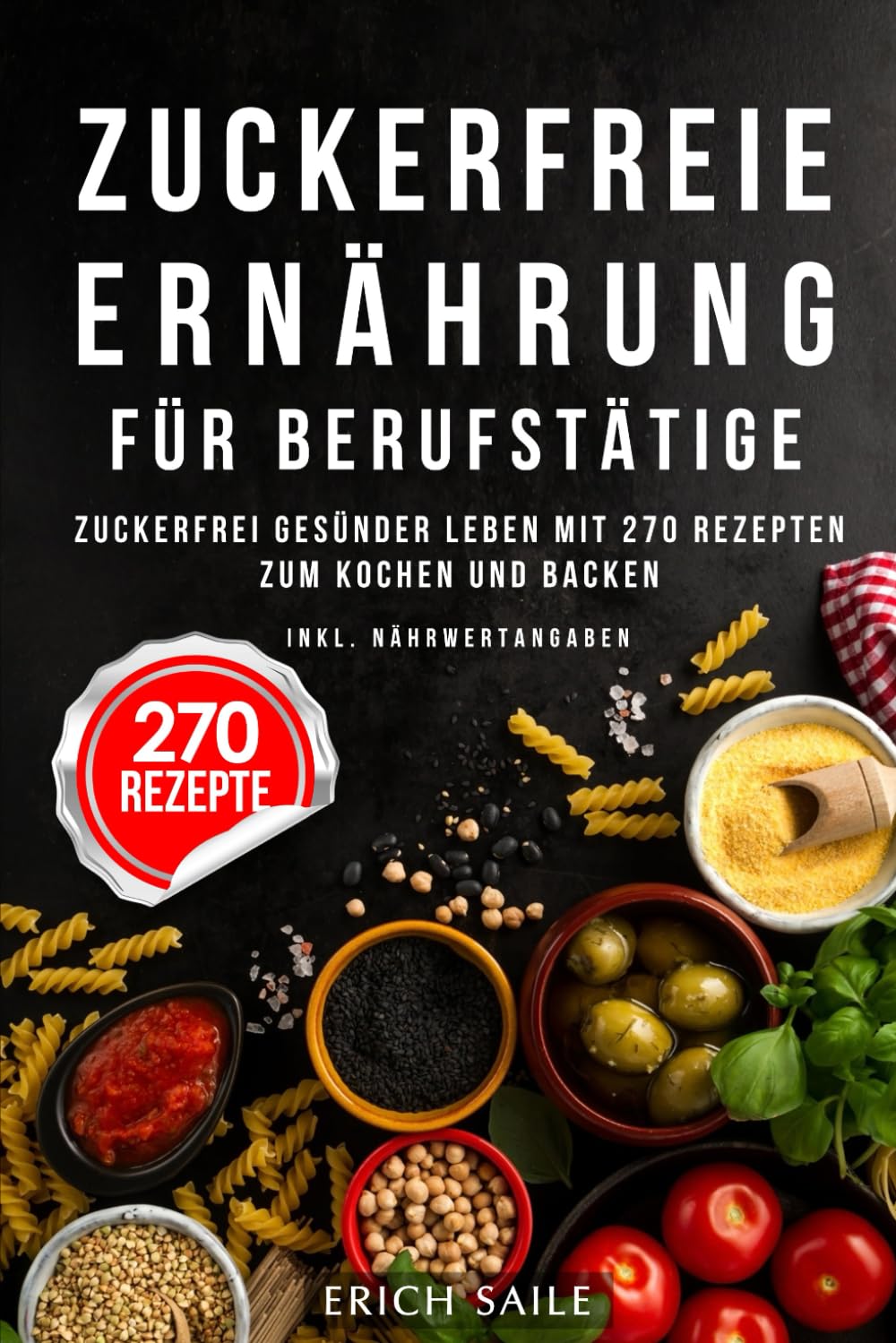 ZUCKERFREIE ERNÄHRUNG FÜR BERUFSTÄTIGE: Kochbuch ohne Zucker | Zuckerfrei gesünder leben mit 270 Rezepten zum Kochen und Backen - inkl. Nährwertangaben Health, Nutrition & Fitness