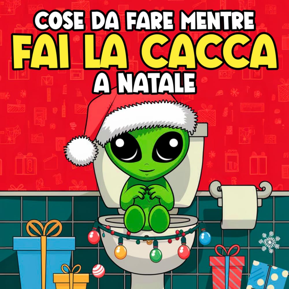 COSE DA FARE MENTRE FAI LA CACCA A NATALE: Enigmistica natalizia, quiz e giochi per rendere il tempo in bagno più festoso | Regalo Natale divertente e originale book