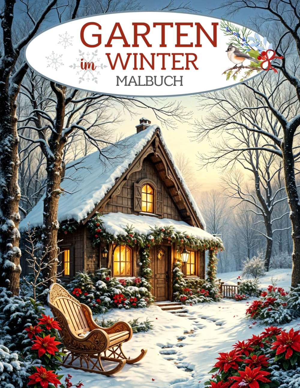 Garten im Winter Malbuch: Buch zum ausmalen erwachsene, Senioren und Jugendliche. Entspannung mit winterlichen Gartenmotiven, Tieren, Blumen, Essen ... Entdecke die Farben des Jahreskreises) Architecture