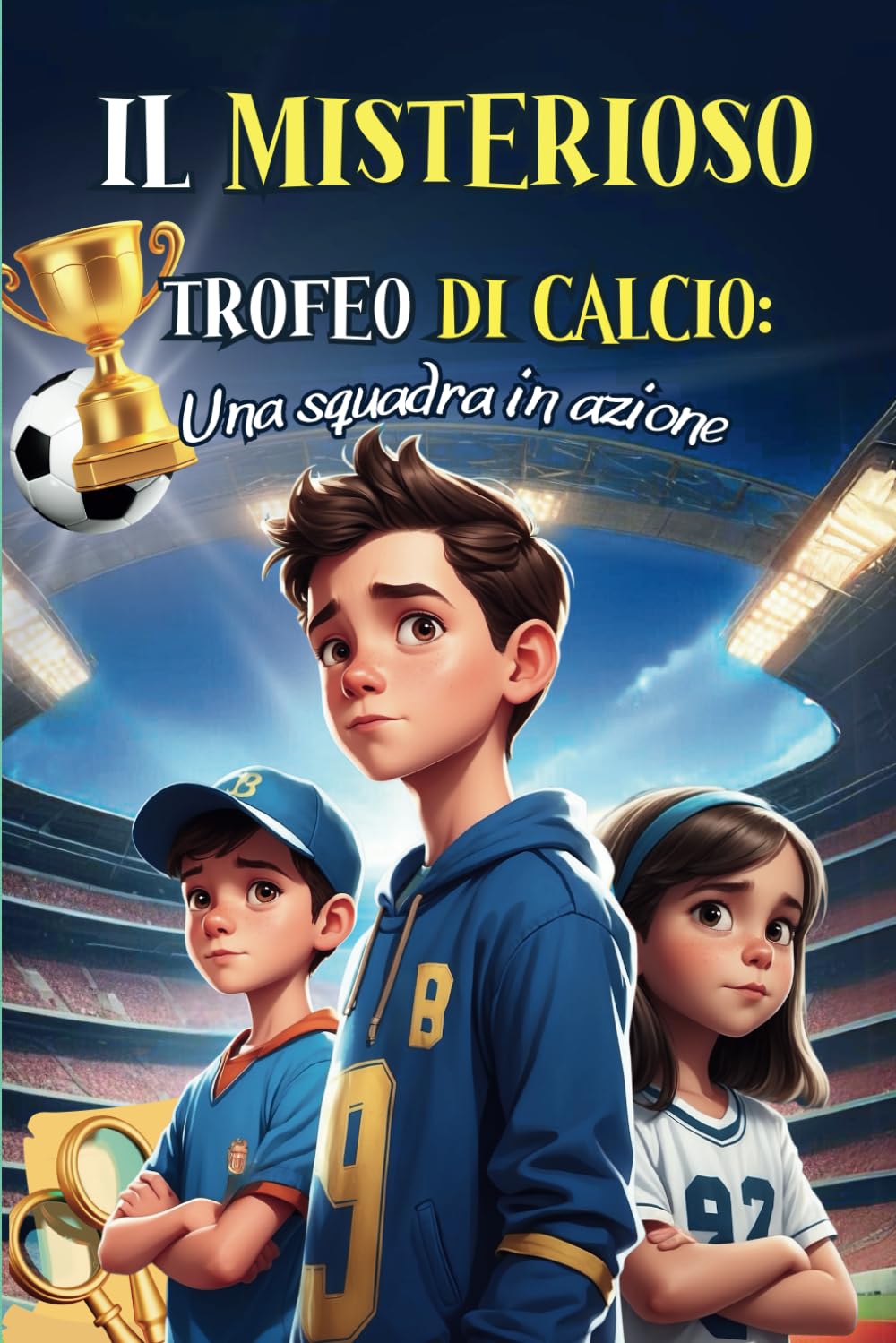 Il misterioso trofeo di calcio, una squadra in azione: un libro d'avventura per ragazzi che celebra il calcio, il mistero e la scoperta - Libro per bambini di 8, 9, 10, 11 e 12 anni book