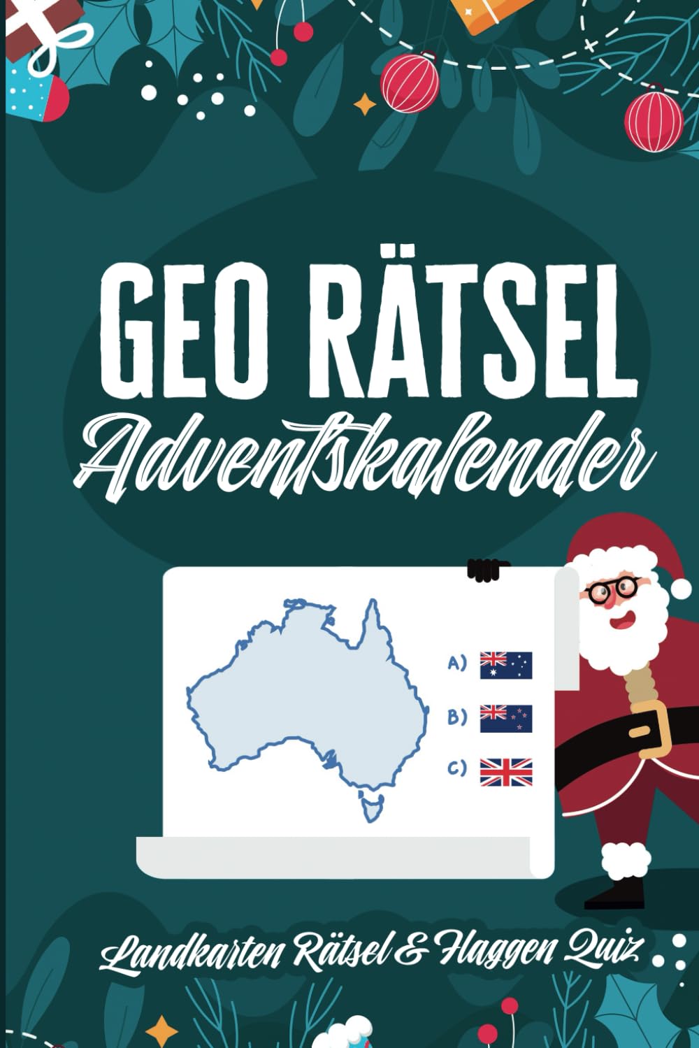 GEO Rätsel Adventskalender - Landkarten Rätsel & Flaggen Quiz: Geografie Adventskalender für Kinder und Erwachsene - Länderkarte, Flagge und Erdkunde Rätsel Lifestyle