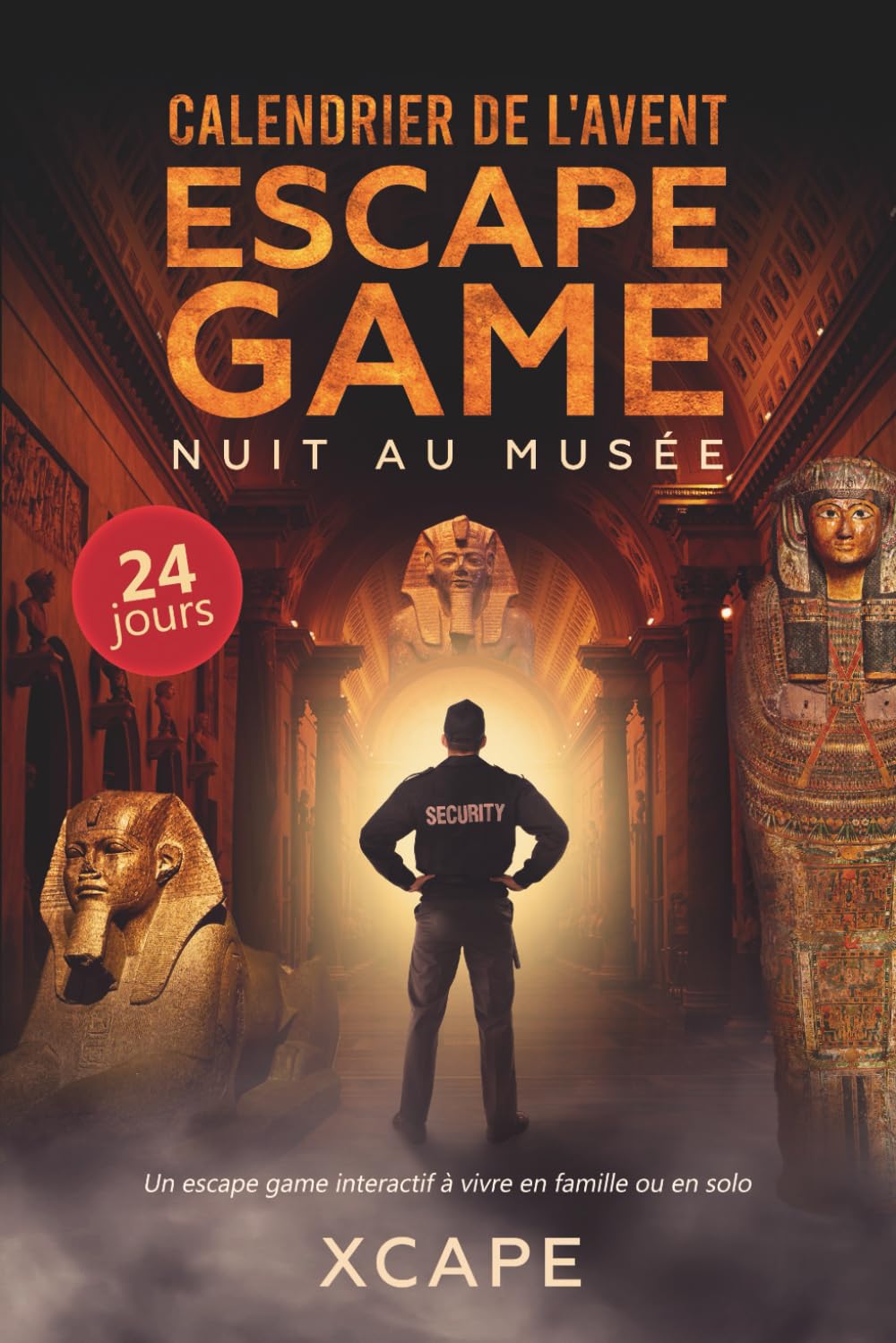 Calendrier de l'Avent Escape Game : Nuit au musée | Livre interactif d'énigmes, de puzzles et de casse-têtes à jouer seul, entre amis ou en famille en attendant Noël Leisure & Fun
