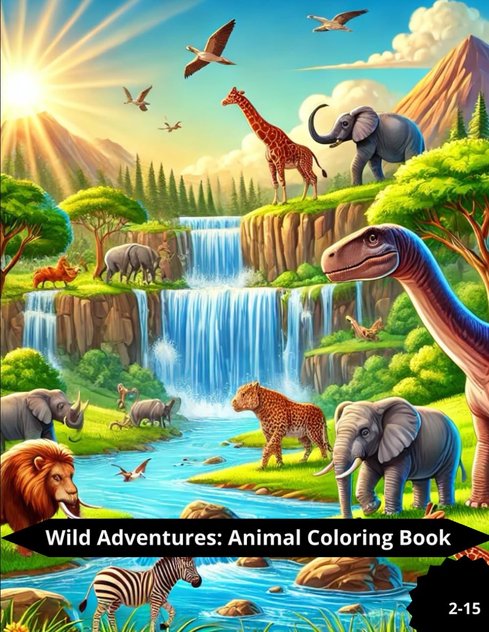 Wild Adventures: Animal Coloring Book: Voyage à Travers des Royaumes Magiques et des Tours Mystiques Novels & Short Stories