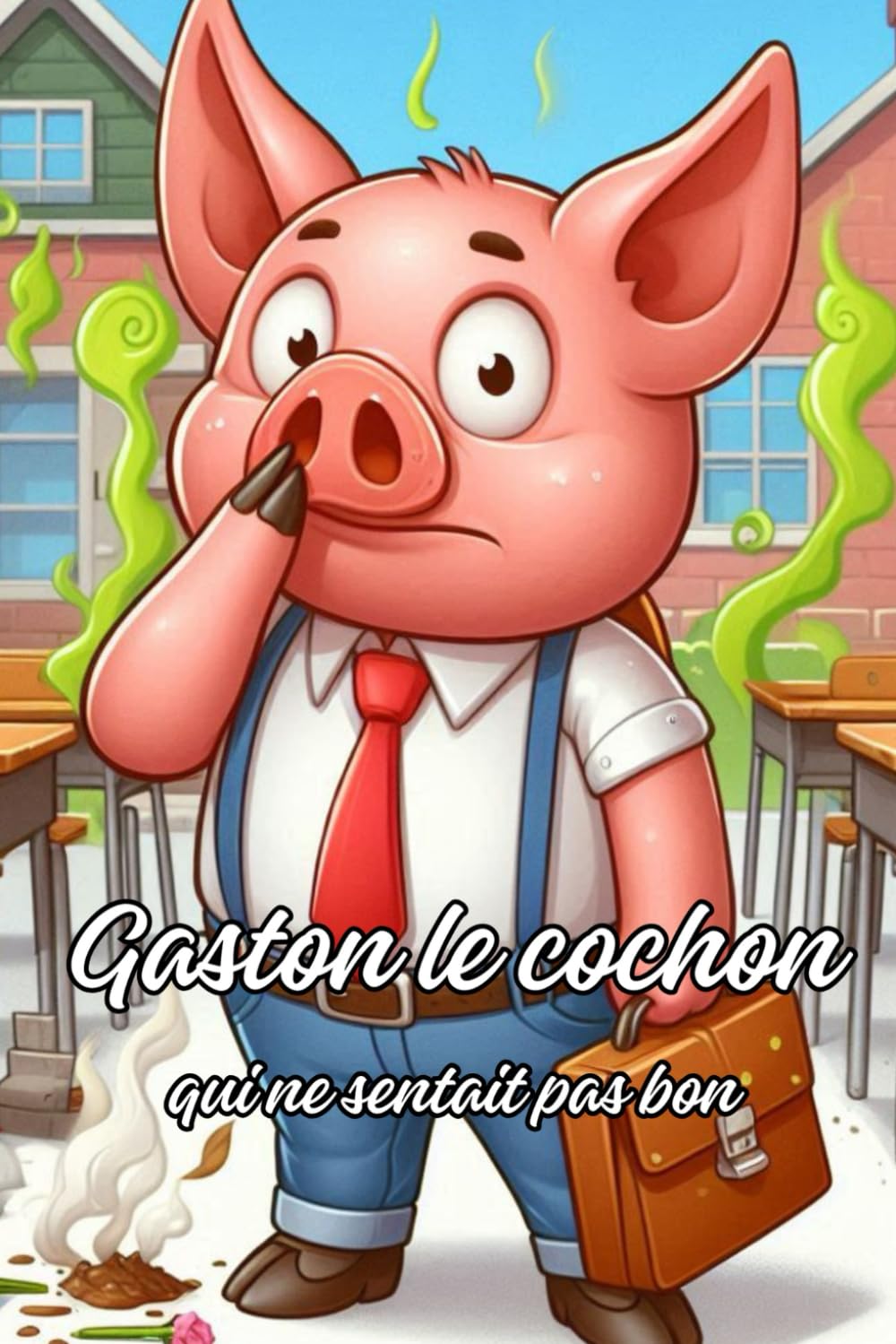 GASTON LE COCHON QUI NE SENTAIT PAS BON: un livre à raconter pour imaginer et voyager avec des questions et du coloriage pour les fans d'histoires mignonnes book