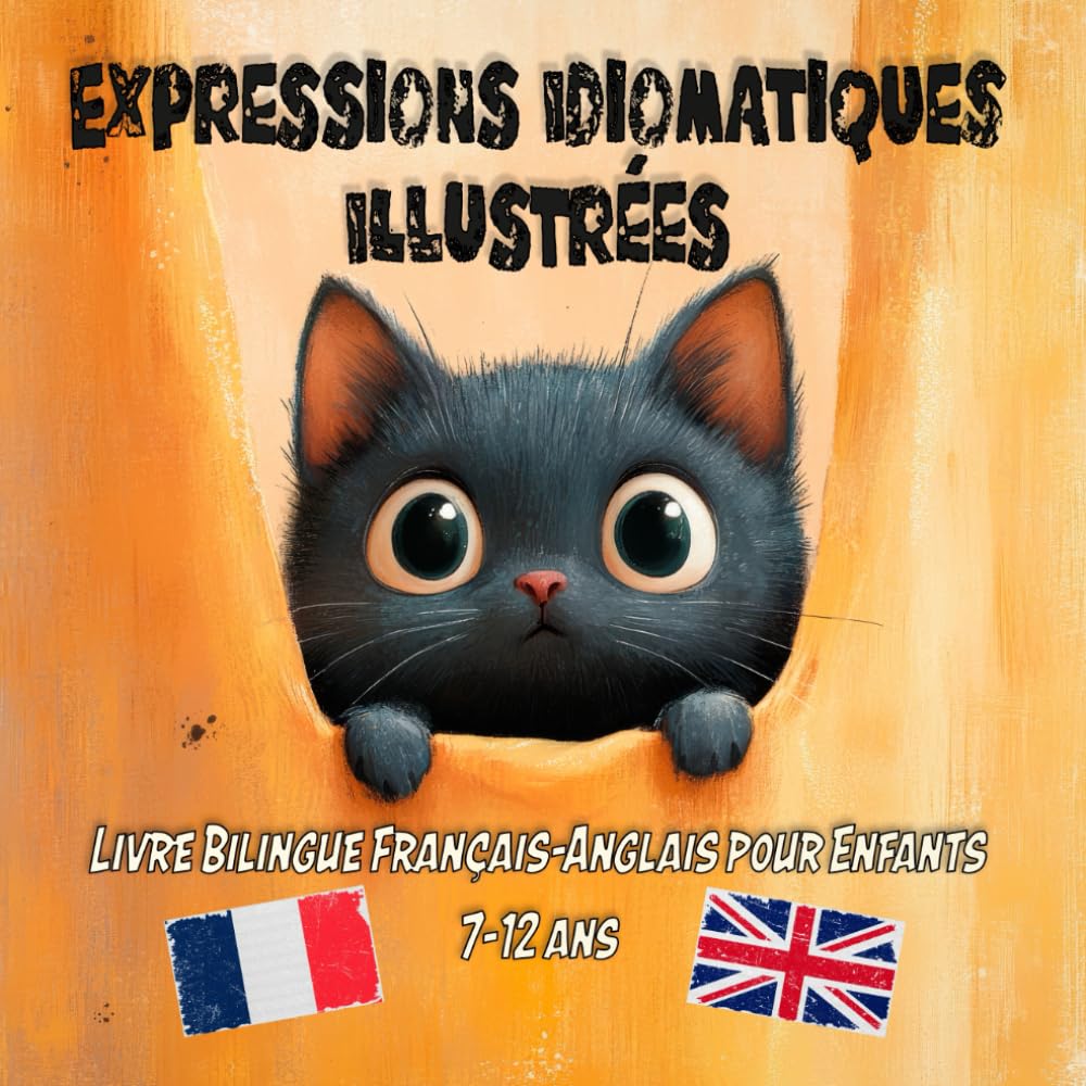 Expressions Idiomatiques Illustrées: Livre Bilingue Français-Anglais pour Enfants 7-12 ans book
