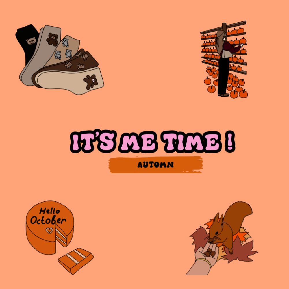 It's Me Time : Automn Edition ! Coloring Books For Adults And Girls , Relaxing and Stress Relief Designs for Automn and Halloween <3 High Fantasy