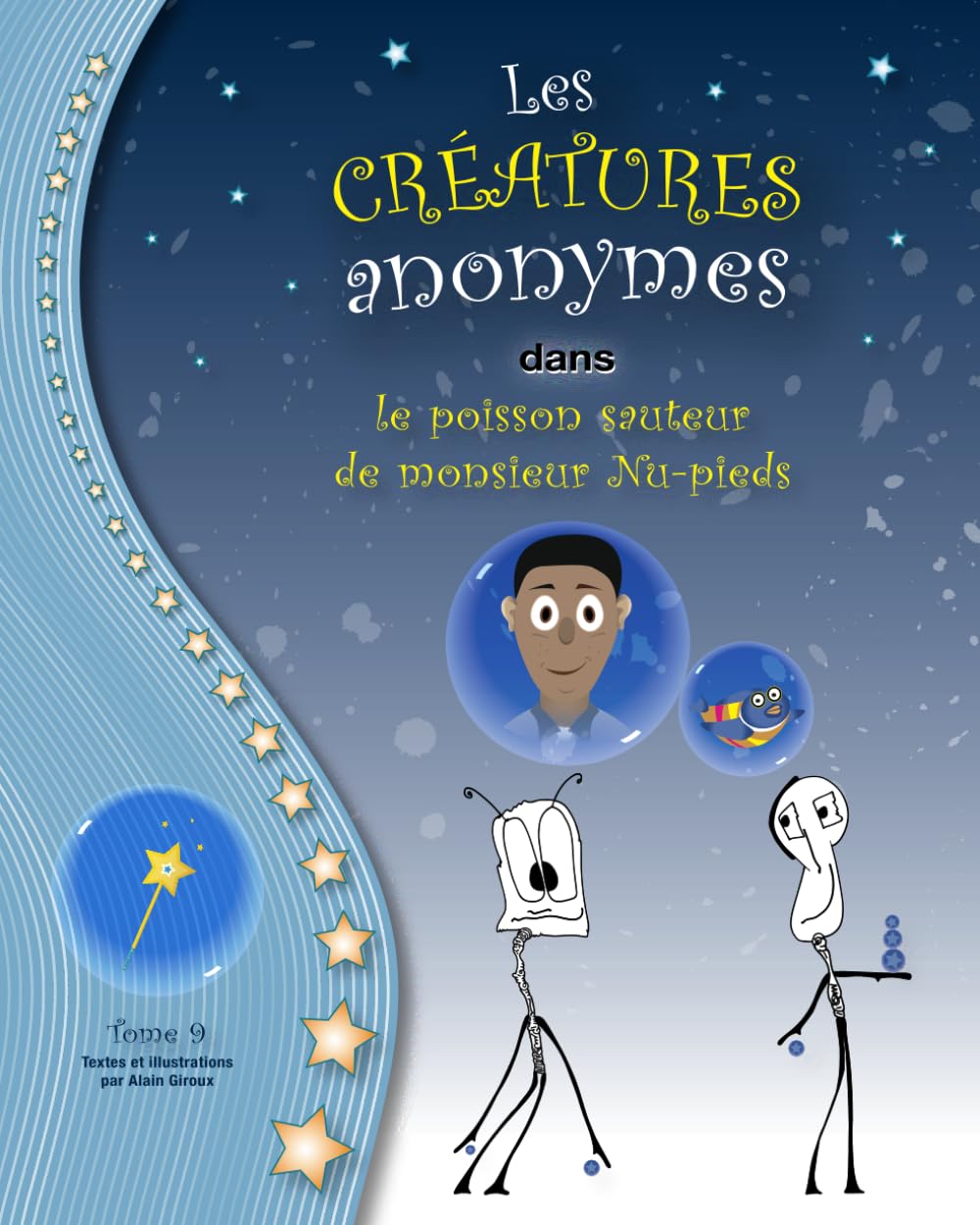 Les créatures anonymes dans le poisson sauteur de monsieur Nu-pieds book
