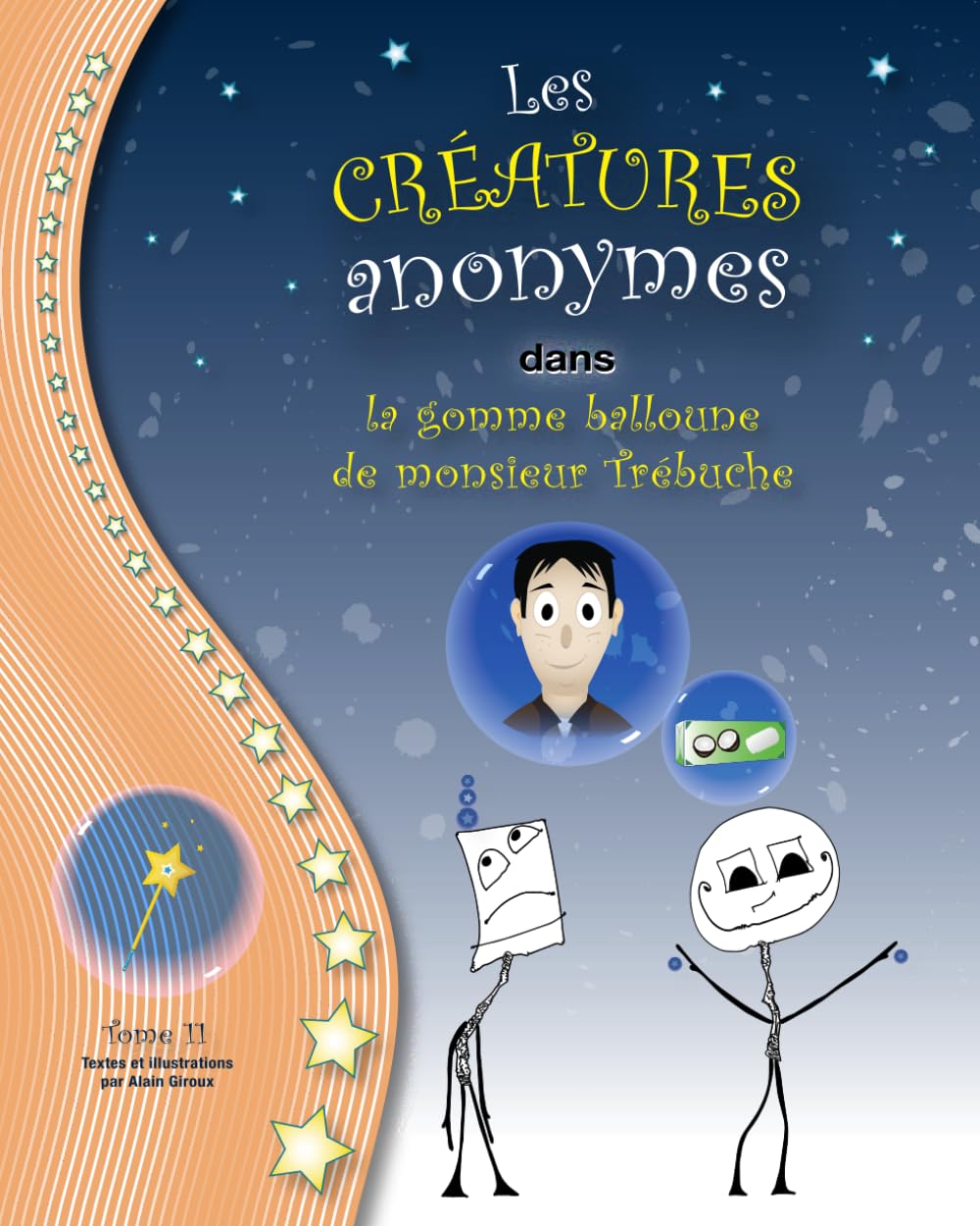 Les créatures anonymes dans la gomme balloune de monsieur Trébuche book