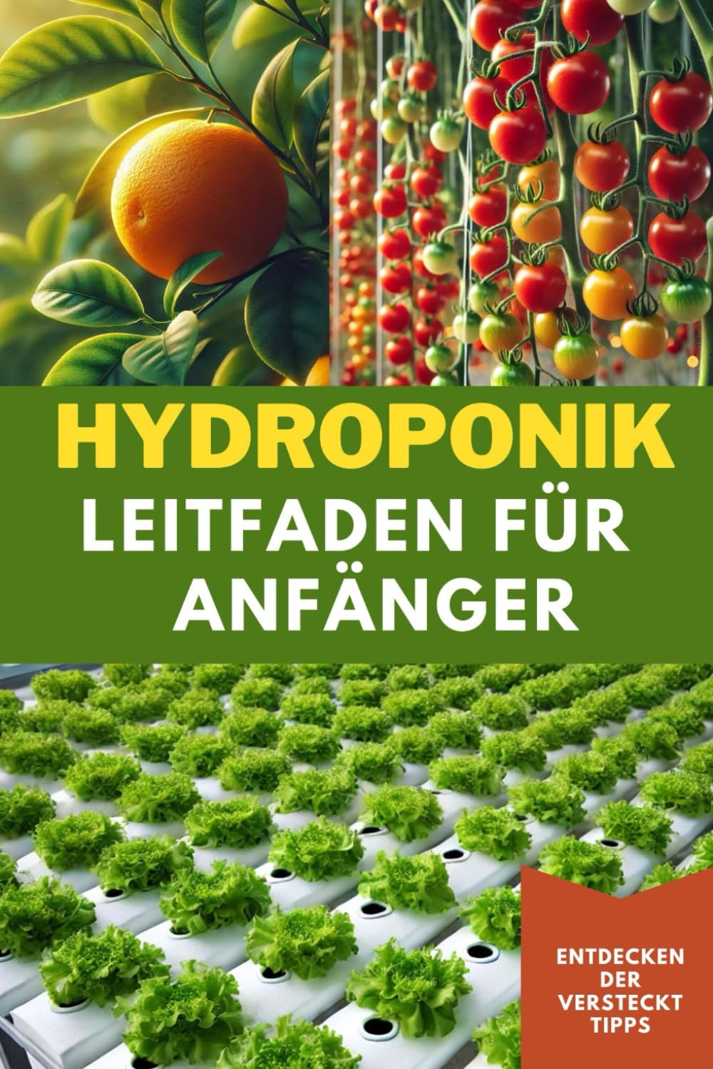Hydroponik Leitfaden für Anfänger: Einfache Schritt-für-Schritt-Anleitung für den Anbau frischer Pflanzen in einer Erdfreien Lösung Garden & Plants