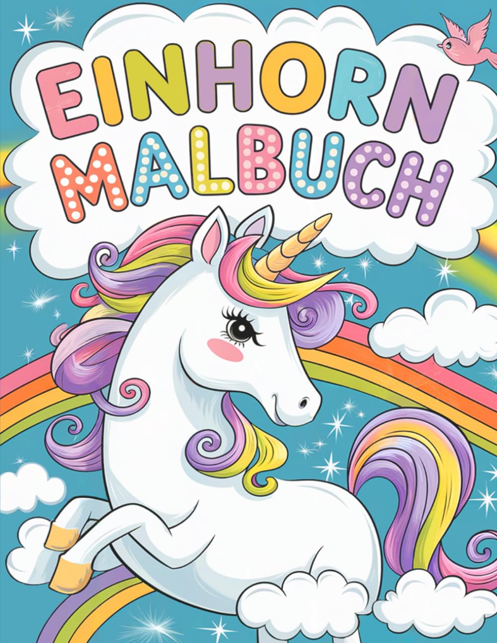 Einhorn Malbuch: Ab 6 Jahren - Das perfekte Geschenk für Kinder zur Beschäftigung, Entspannung und Verbesserung der Achtsamkeit. Non-fiction