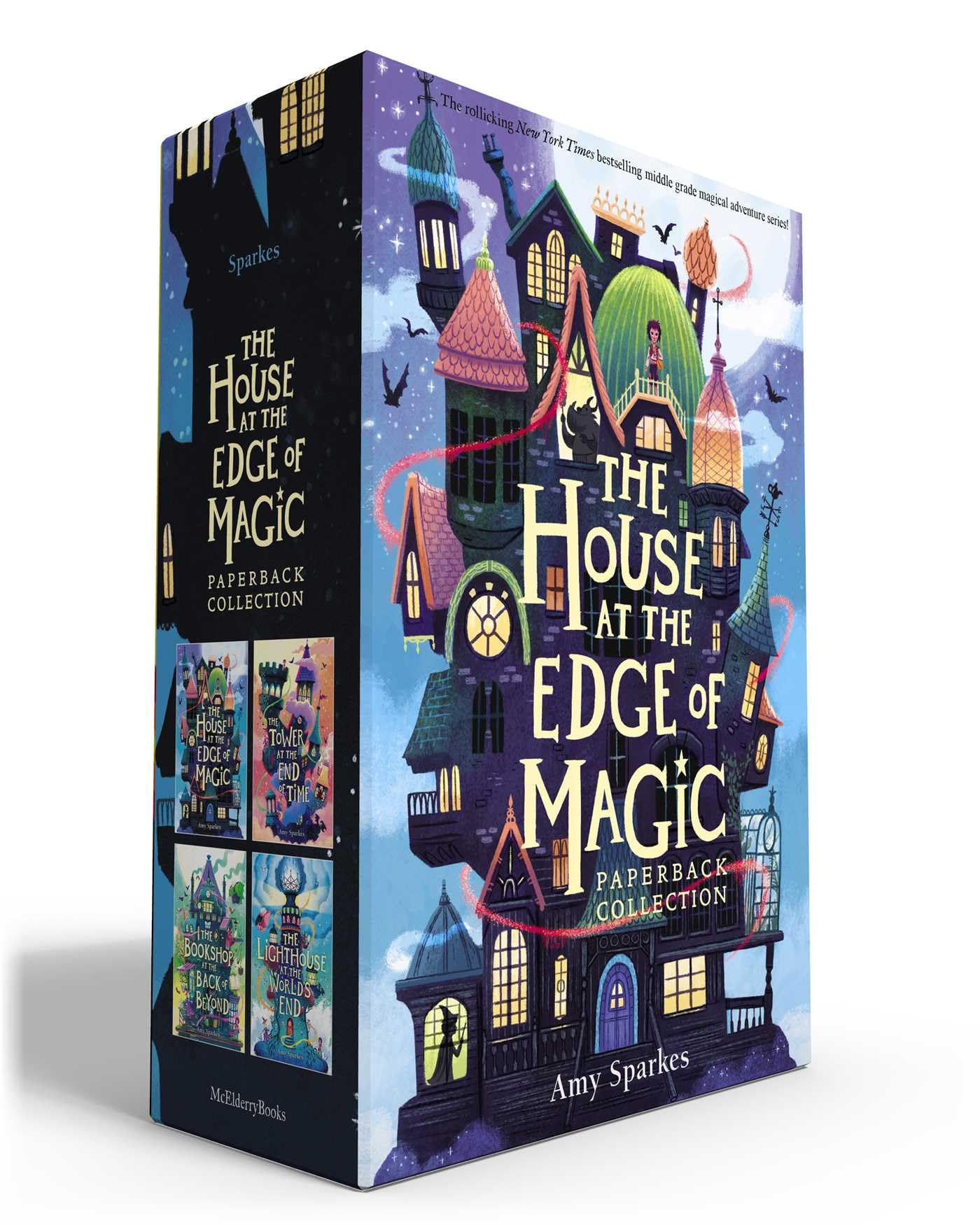 The House at the Edge of Magic Collection Boxed Set: The House at the Edge of Magic; the Tower at the End of Time; the Bookshop at the Back of Beyond; the Lighthouse at the World's End Novels & Short Stories
