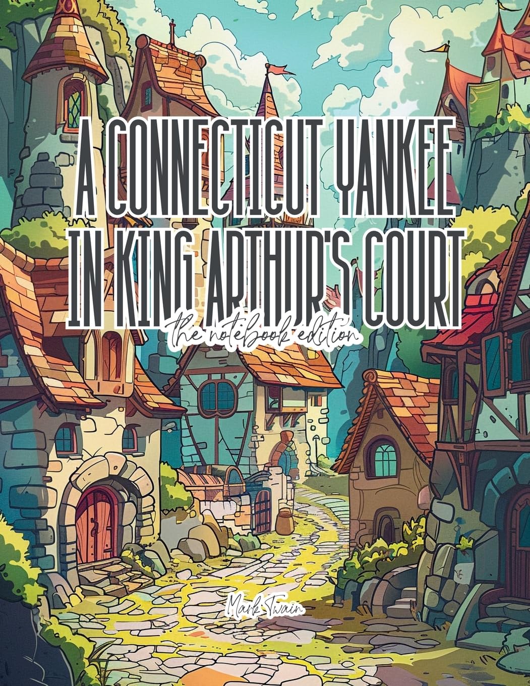 A Connecticut Yankee in King Arthur's Court - Lined Journal - 8.5" x 11" - 208 Pages - College Ruled Notebook for Work and School Business, Finance & Career