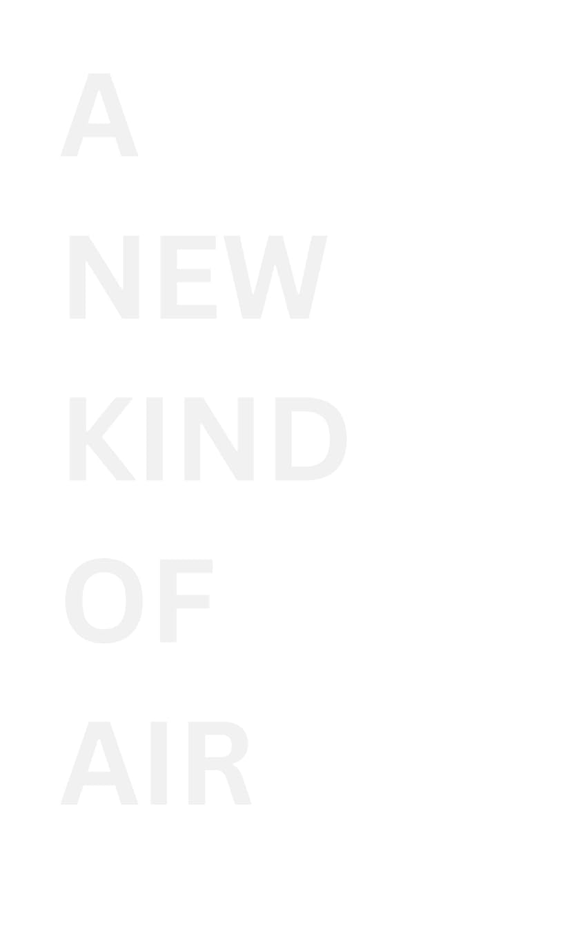 A New Kind Of Air Poetry