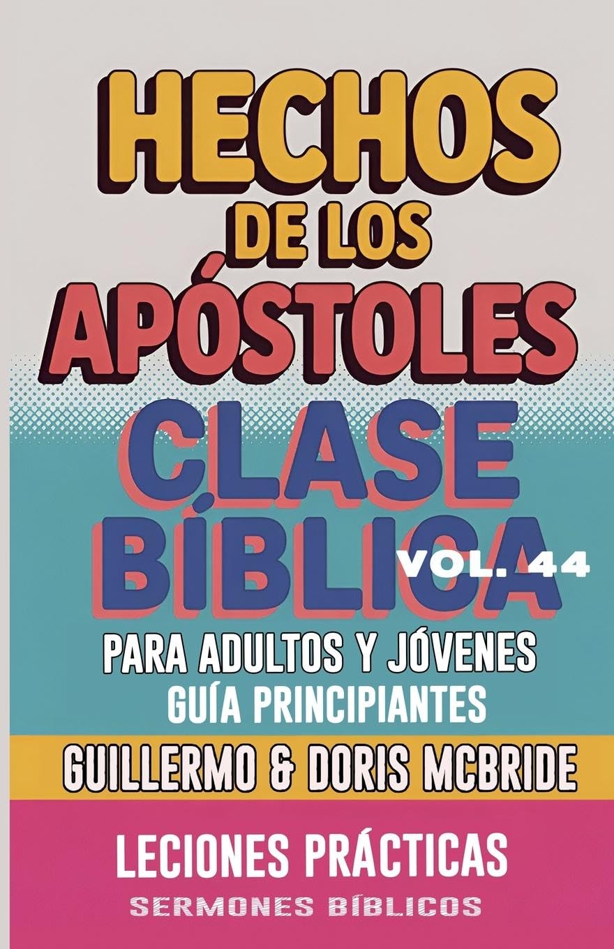 Clase Bíblica para Adultos y Jóvenes Guía Principiantes -  Hechos de los Apóstoles Religion & Esotericism