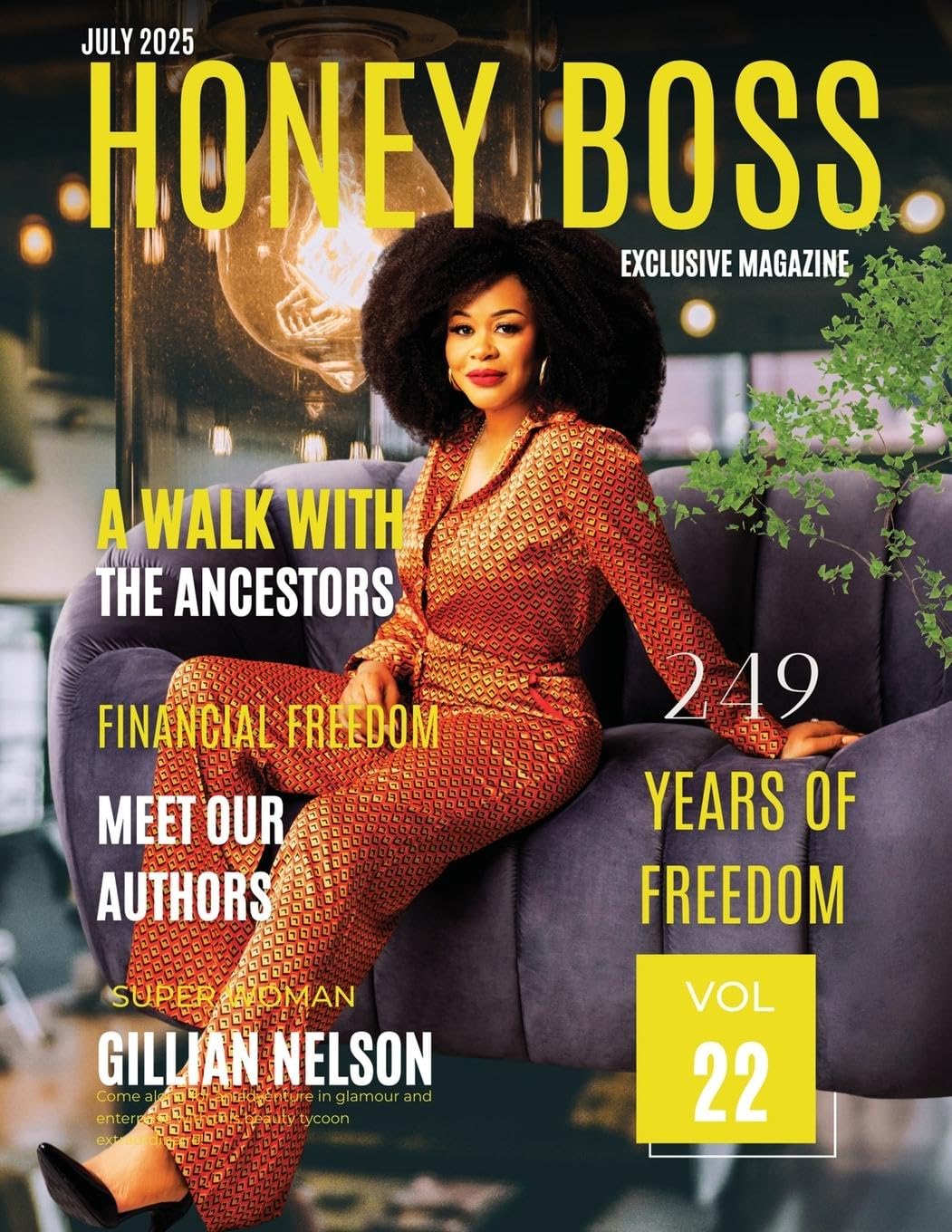July Honey Boss Lux Magazine Health, Nutrition & Fitness