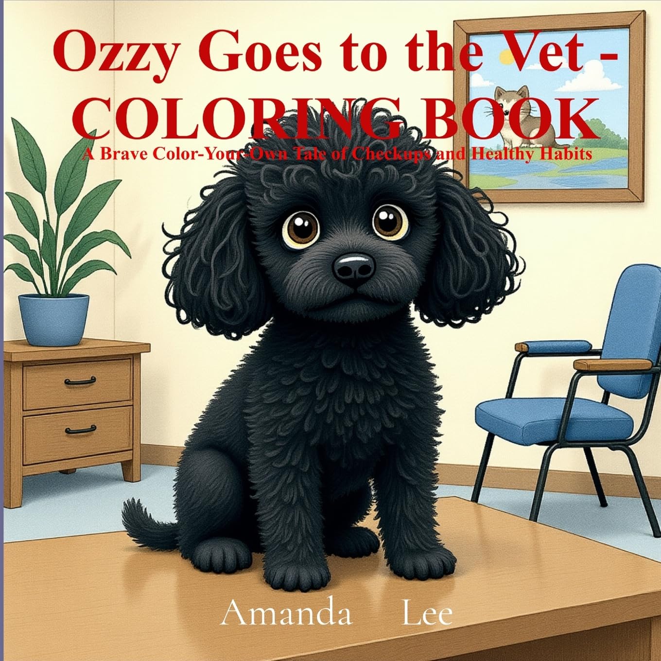 Ozzy Goes to the Vet - COLORING BOOK Novels & Short Stories