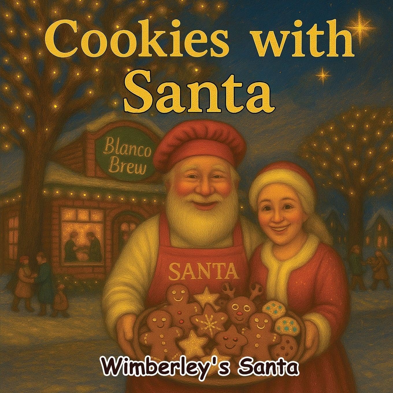Cookies with Santa Cooking & Enjoying