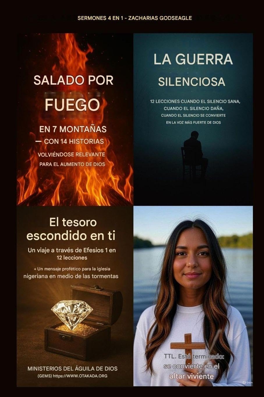 Sermones 4 en 1 de Zacharias Godseagle con enlaces de audio Religion & Esotericism