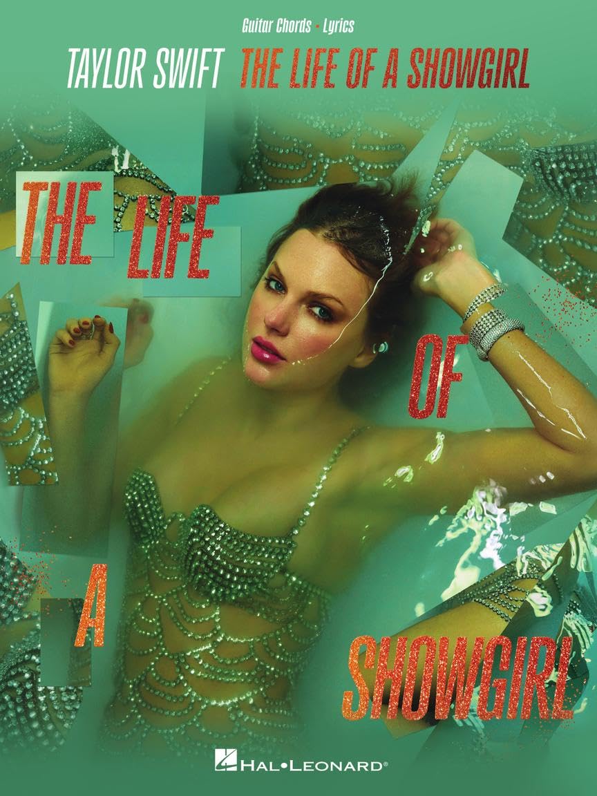 Taylor Swift - The Life of a Showgirl - Easy Piano with Lyrics Songbook Sheet Music
