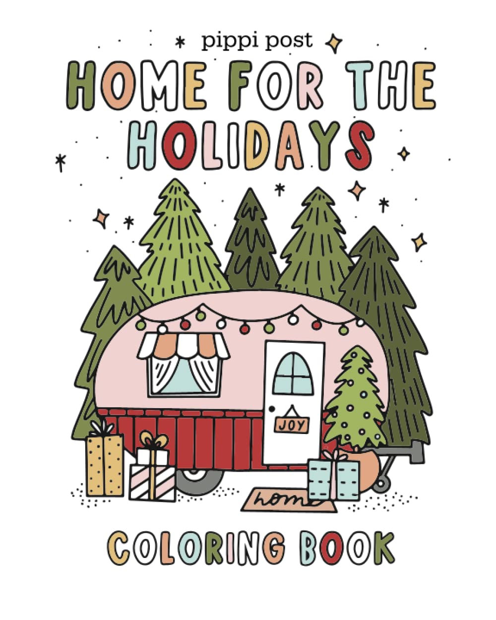 Holiday Coloring Book by Pippi Post book