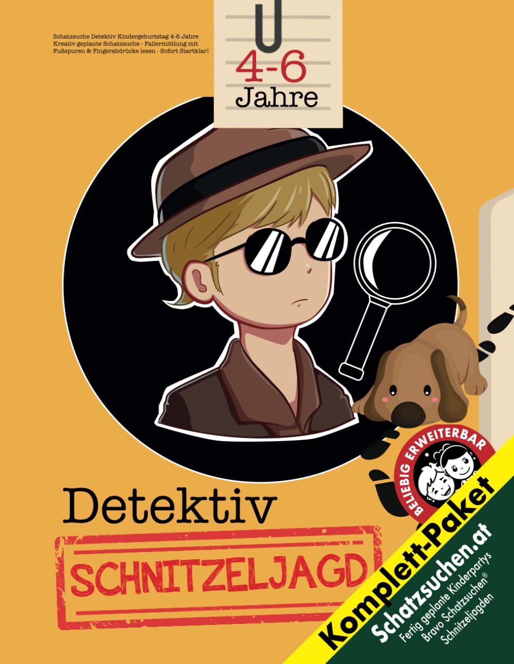 Schatzsuche Detektiv Kindergeburtstag 4-6 Jahre: Kreativ geplante Schatzsuche - Fallermittlung mit Fußspuren & Fingerabdrücke lesen - Sofort Startklar! (Bravo Schatzsuche) Lifestyle