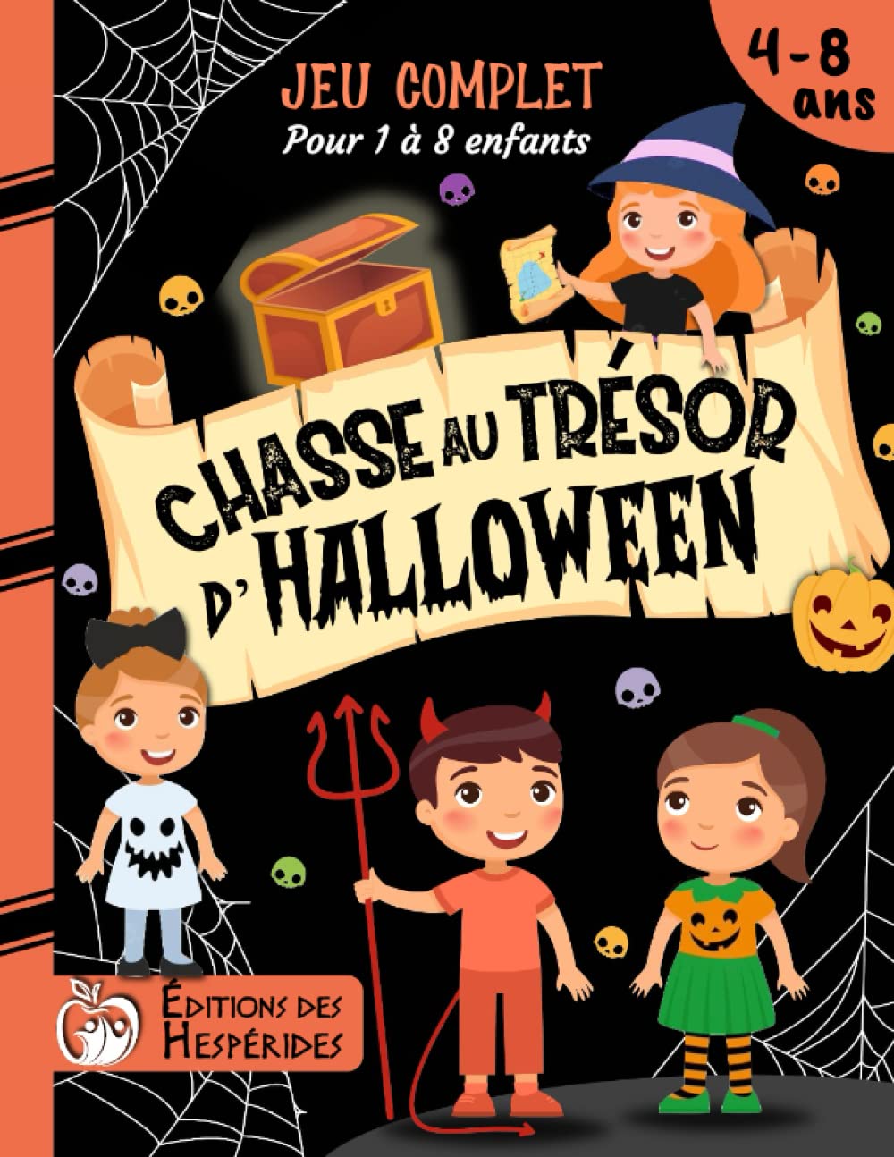 Chasse au trésor d'Halloween: kit complet | Pour enfants de 4 à 8 ans (Chasse au trésor pour les enfants) Non-fiction