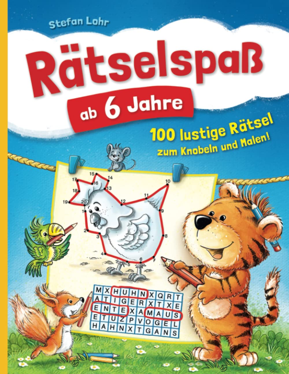 Rätselspaß ab 6 Jahre: Bilderrätsel, Labyrinthe, Punkt-zu-Punkt-Bilder, Kreuzworträtsel, Mandalas u.v.m. Study Guides