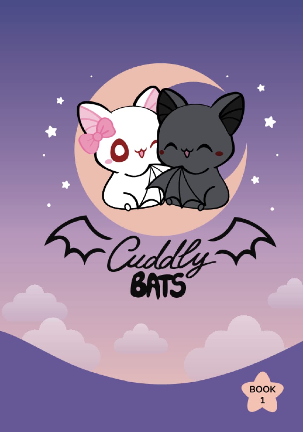Cuddly Bats, Book 1: Collection of comics about cute bat couple Luna and Shadow Manga