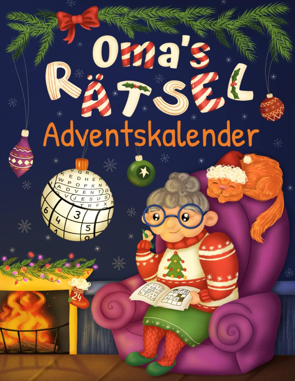 Oma's Rätsel Adventskalender: Senioren Adventskalender für Oma mit 72 Rätseln in großer Schrift inkl. Sudoku, Kreuzwort- & Wortsuchrätseln Lifestyle
