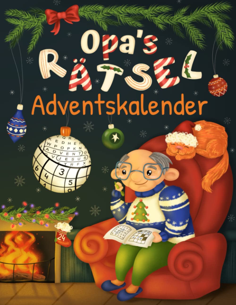 Opa's Rätsel Adventskalender: Senioren Adventskalender für Opa mit 72 Rätseln in großer Schrift inkl. Sudoku, Kreuzwort- & Wortsuchrätseln Lifestyle