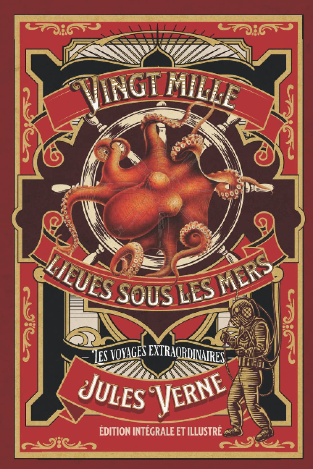 Vingt mille lieues sous les mers — Les voyages extraordinaires — édition intégrale et illustré International
