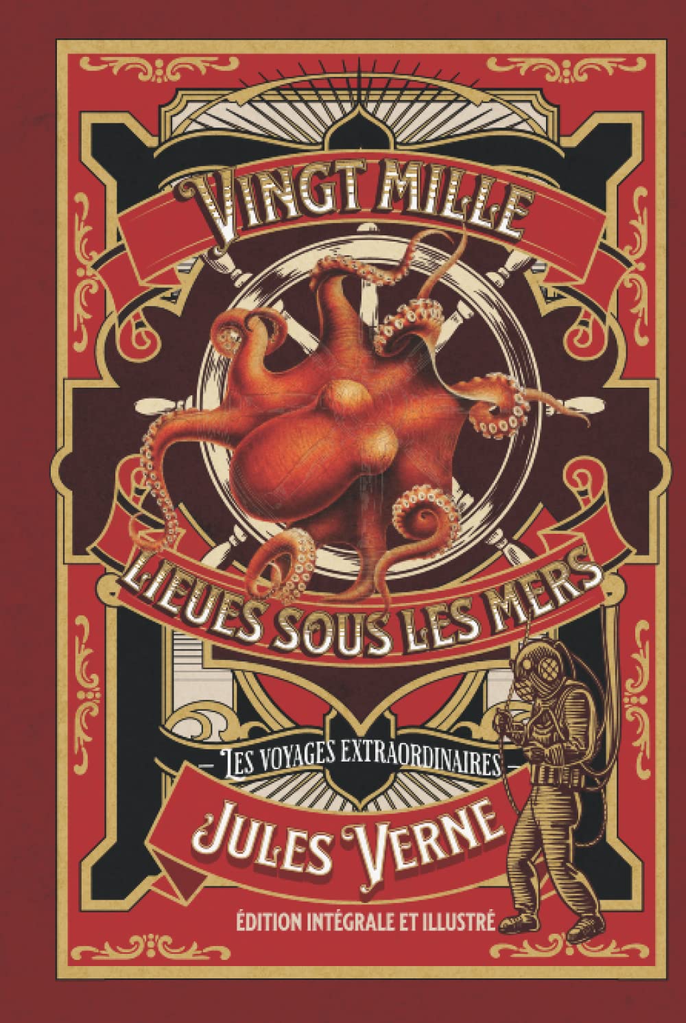 Vingt mille lieues sous les mers — Les voyages extraordinaires — édition intégrale et illustré Children's books