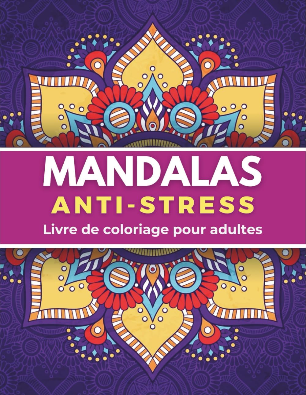 Mandalas Livre de Coloriage pour les Seniors: Cahier Album Coloriage Adulte Anti-stress et Relaxant | 50 Mandalas Fleurs et Divers à Colorier pour Adultes | Citations Motivantes Gros Caractères Film, Art & Culture