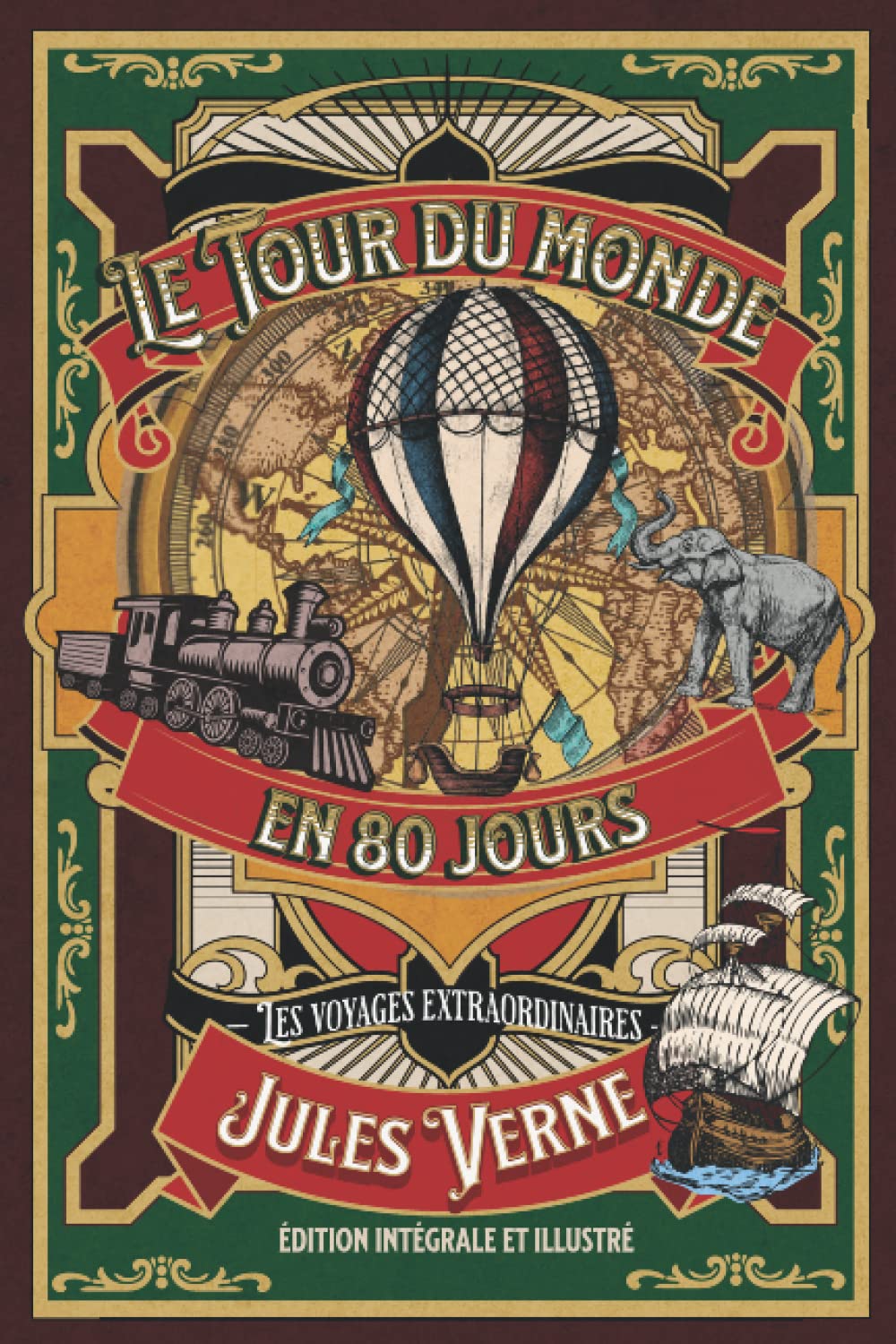 Le Tour du monde en 80 jours — les voyages extraordinaires — édition intégrale et illustré Action & Adventure