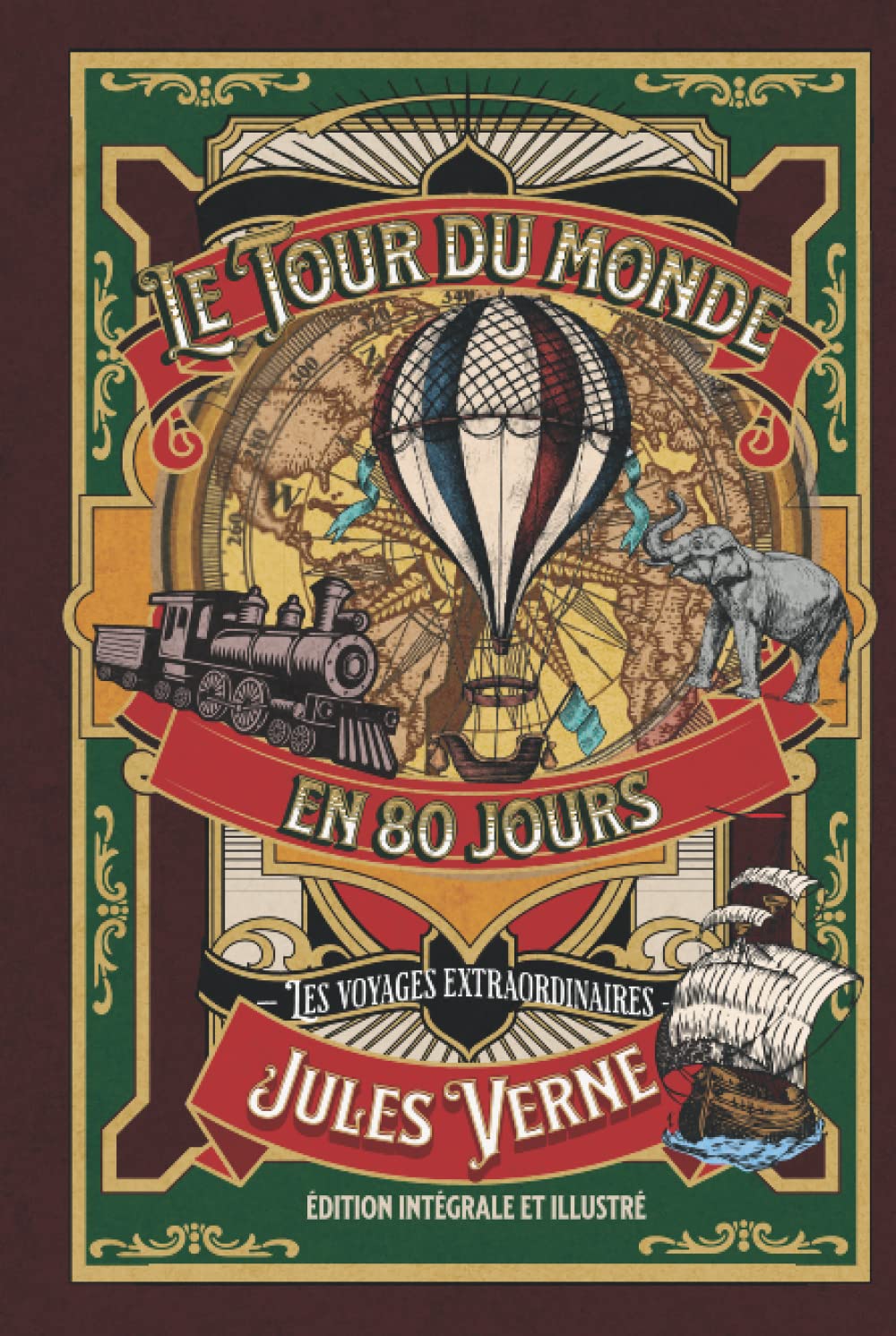 Le Tour du monde en 80 jours — les voyages extraordinaires — édition intégrale et illustré Action & Adventure