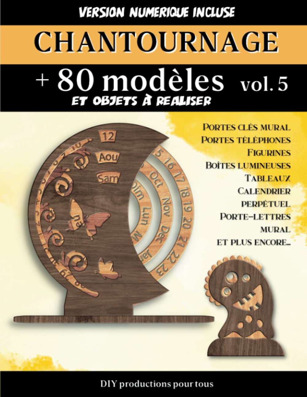 Chantournage, 80 modèles et objets à réaliser: Un support idéal pour tous les passionnés de travail du bois. Plans et motifs prêts à l'emploi à imprimer. (Modèles de chantournage) Hobbies & Crafts