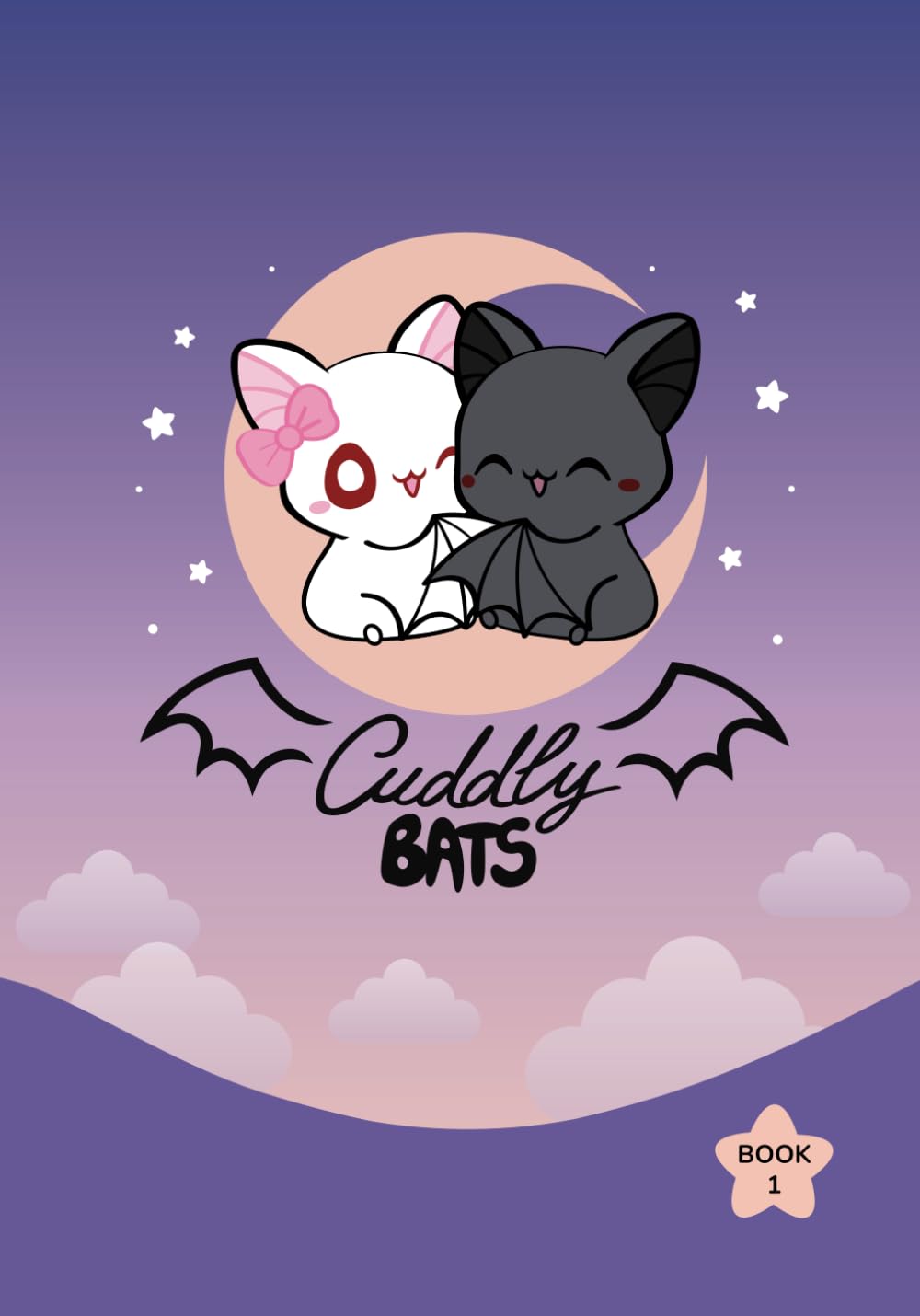 Cuddly Bats, Book 1: Collection of comics about cute bat couple Luna and Shadow Manga