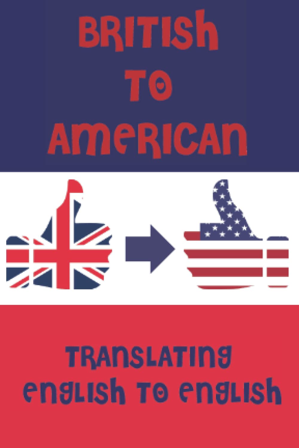 British to American English. A Pocket Guide To Translating English Words to English: A fun mini dictionary to translate English terms from UK - USA ... - Kids & Adults - International Students Travel Books