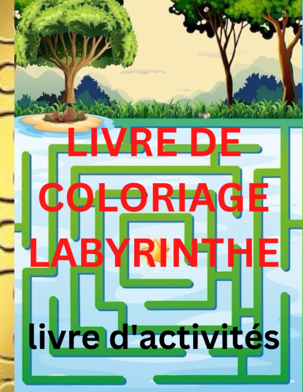 LIVRE DE COLORIAGE LABYRINTHE: LIVRE DE COLORIAGE DE LABYRINTHE A-Z ET MOTIFS POUR ADOLESCENTS ET ADULTES book