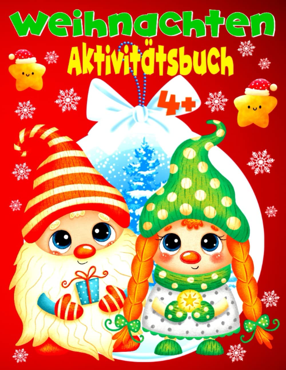 Weihnachten Aktivitätsbuch: 100 lustige Seiten mit weihnachtlichen Aktivitäten für Kinder im Alter von 4-8 Jahren: Ausmalen, Labyrinth, ... Weihnachtsmann, Rentieren, Elfen und mehr. Non-fiction