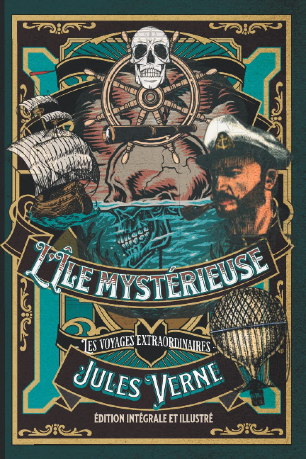 L’Île mystérieuse — Les voyages extraordinaires — édition intégrale et illustré Novels & Short Stories