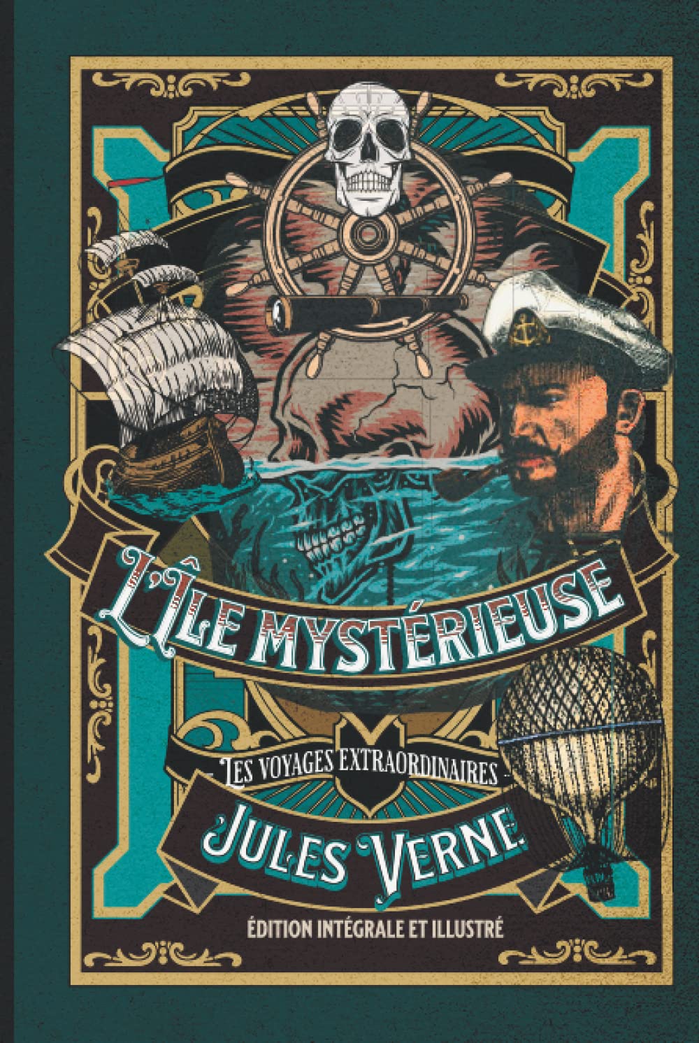 L’Île mystérieuse — Les voyages extraordinaires — édition intégrale et illustré book