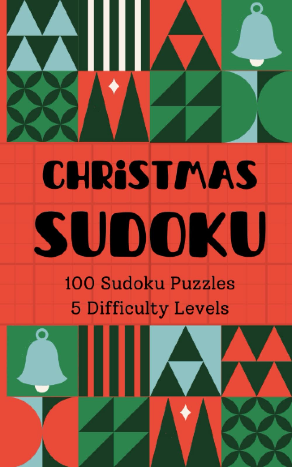 Stocking Fillers for Men: Sudoku : 100 Puzzles : 5 Difficulty Levels : Activity Book for Adults Non-fiction