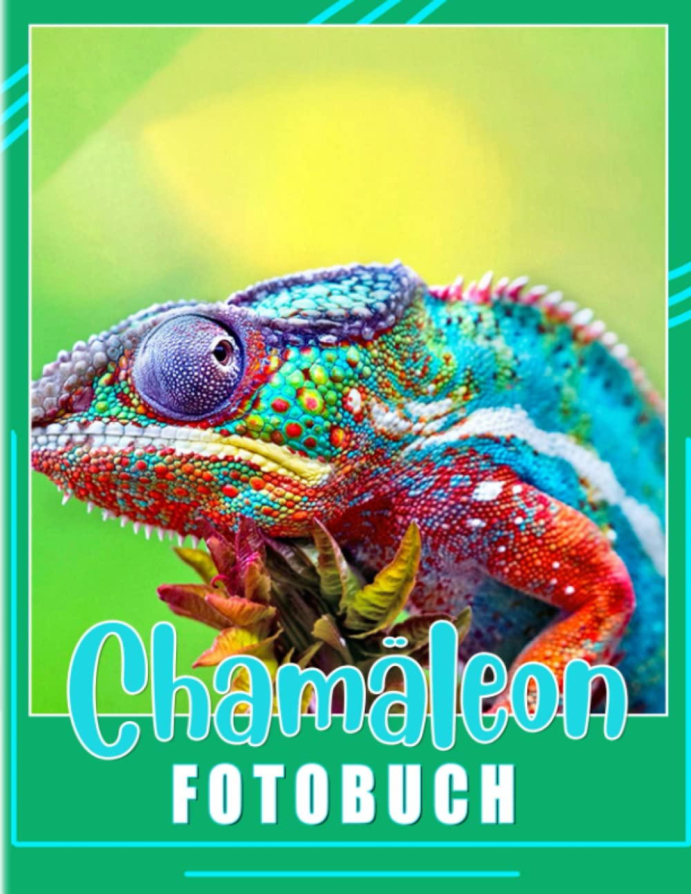 Chamäleon Fotobuch: Ein kleines Tier, dargestellt durch 40 bunte Seiten im Inneren | Geschenke für Fans jeden Alters an besonderen Tagen Non-fiction