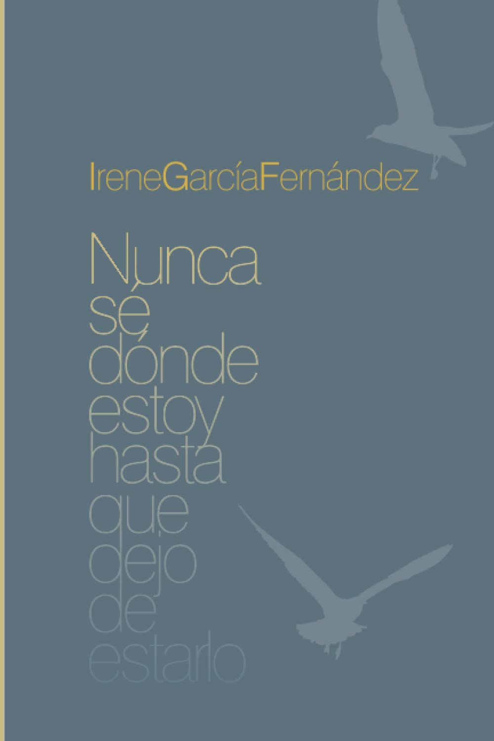 Nunca sé dónde estoy hasta que dejo de estarlo book
