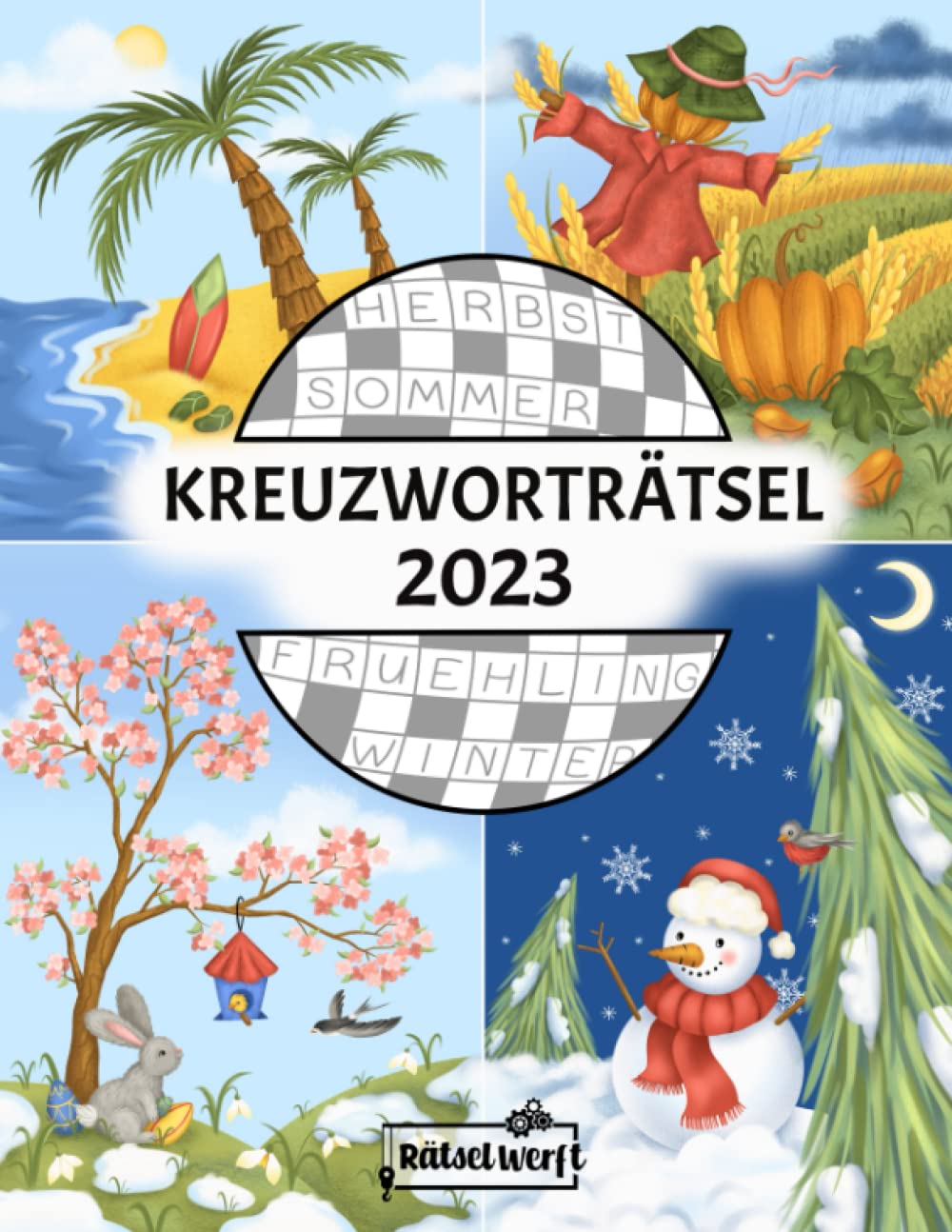 Kreuzworträtsel 2023: Kreuzworträtselbuch für Erwachsene mit 365 datierten Kreuzworträtseln (Rätselbücher 2023) Lifestyle