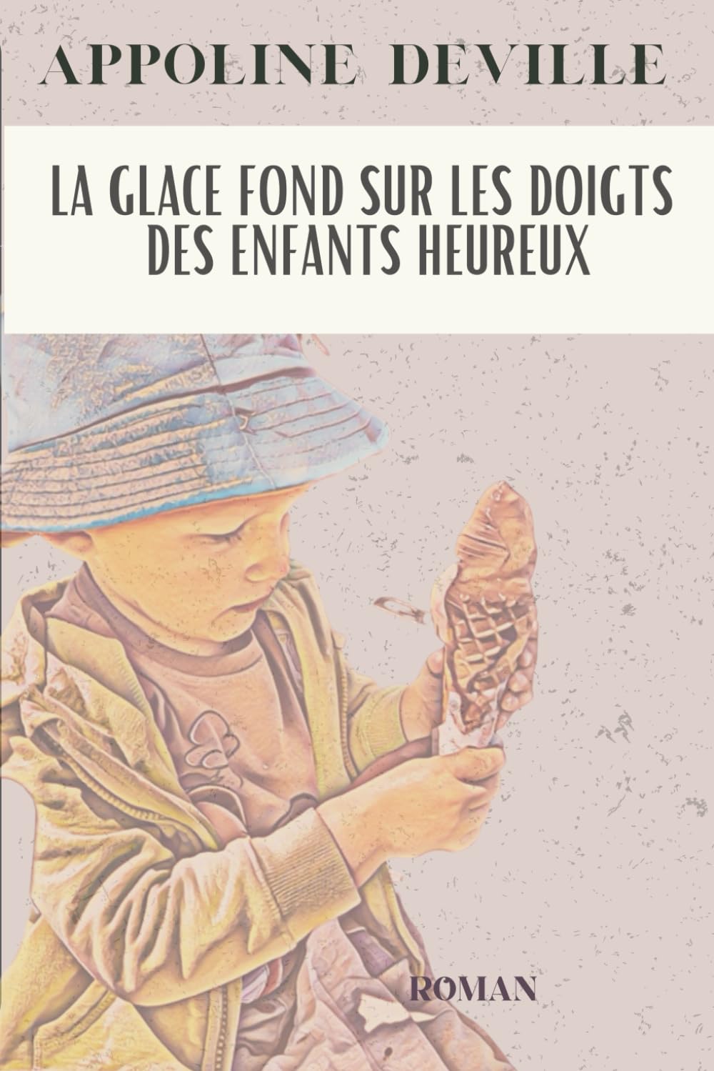 La glace fond sur les doigts des enfants heureux book