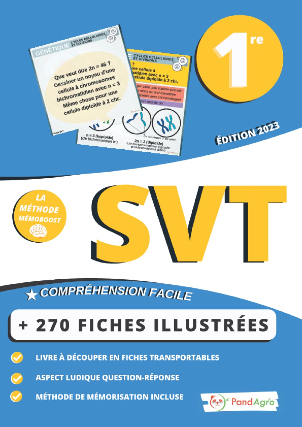 ⭐ SVT Première 1re - 1ère - (Sciences de la vie et de la Terre) - Pandagro - Enseignement de spécialité -: Livre découpable à fiches question / ... optimisée MEMOBOOST: Objectif Réussite book